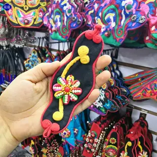 爆款創意特色民族風布藝手鏈閨蜜藝術配飾品禮物中國風鈴鐺手鏈