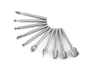 10 Pieces 1/8 Inch Drill Bit Rotary Cutter For Wood Carpentry