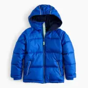 NEW Boys' Puffer Jacket with Eco-Friendly Primaloft by Crewcuts Size 4-5 & 6-7