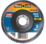 Flexovit Flap Disc Mega-Line Blue HD R860 115 x 22mm 120 Grit