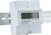 Single Phase 220V 50/60Hz 65A Din Rail WiFi Smart Energy Meter Timer Monitor KWh Meter Wattmeter (Size : DDS226D 7P WiFi 80A)