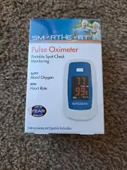 SMARTHEART FINGERTIP PULSE OXIMETER 11-50K Portable Spot-Check Monitoring~NEW