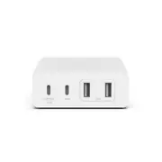 108W Usb C Charger Gan 4 Port Wht 2M Cor