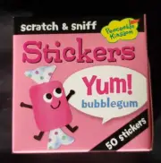 Peaceable Kingdom Scratch & Sniff Stickers - 50 Sticker Roll - Bubblegum