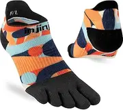 [Injinji] Women's Run Lightweight No-Show Artist Designed Aster
