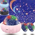 Night Light Projector Ocean Star Night Lamp for Kids Room 360° Rotation 3 Films