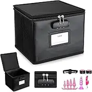 Lockable Toy Bag Storage Organizer,Game Toy Storage Bag,Safe Storage Box,Toy Storage Organizer Case for Women and Men