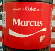 Share A Coke With Marcus 2018 Limited Edition Personalized Coca Cola Bottle