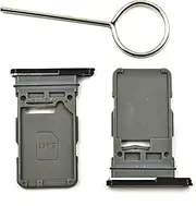 Single SIM Tray for Samsung Galaxy S21 5G SM-G991B SM-G991U with SIM Eject Tool Black