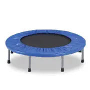 38" Mini Trampoline Jogger Rebounder Home Gym Workout Fitness Blue