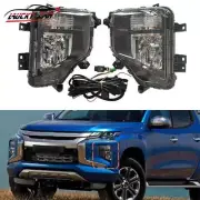 Pair Front Bumper Fog Lamp Assembly For Mitsubishi Triton MR L200 MY19 2018