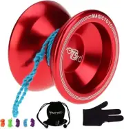 Magicyoyo Metal T5 Overlord Professional Unresponsive Yoyo Alloy with 5...