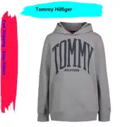 Tommy Hilfiger, Boys' Long Sleeve Pull-Over Hoodie, Gray, 6