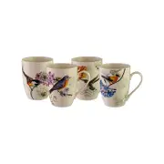 Bundanoon New Bone China Coffee & Tea Mugs - 355ml Coupe Birdsong