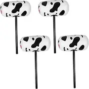 BESPORTBLE 4pcs Inflatable Hammer Cartoon Toy Mallets for Birthday Parties Family Activities Mallet Inflates Plastic Hammers for Kids