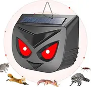 Solar Animal Repeller Outdoor | Deer Repeller Devices | Animal Predator Dustproof Noiseless Mice Repeller for Squirrel Deer Raccoon Skunk Mole Dog