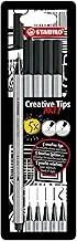 STABILO - Multi Liner Set - Creative Tips - ARTY - Pack of 5 - Black
