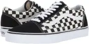 Vans Men's UA Old Skool Sneakers, Primary Check Black/White Men 5 /6.5 for Women