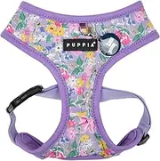 Puppia Spring and Summer Fashion Over-The-Head Dog Harness, Purple_Lita, Extra Small