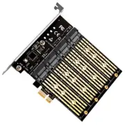NVME M.2 to PCI-E 1x Adapter Card for M-Key NVME/B-Key SATA Extender Board