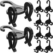 VILLFUL 10pcs Sneakers Hangers Shoe Hooks for Organizing and Displaying Sneakers and Slippers for Supermarkets and Travel Space Saving Design