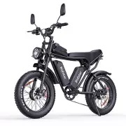 20"Electric Bicycle 2000W 52V40AH Mountain Bike eMTB Fat Tire All Terrain E-bike