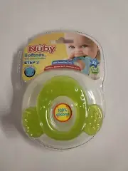 NUBY SOFTEES STEP 2 TEETHER Protective Case 100 % Silicone 3+ month NIP READ