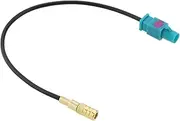 ECSiNG Car Antenna Adapter Cable Fakra M Plug to SMB F Socket Compatible with Blaupunkt Compatible with JVC Compatible with Kenwood Compatible with Clarion