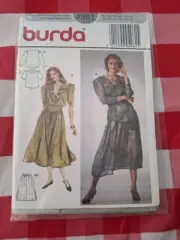 ♡SALE♡ BURDA 4961 RETRO Sewing 80's Pattern NEW Flouncy Feminine Skirt Suit 8-18