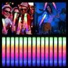 5PCS RGB Foam Light LED Foam Sticks Dark Light LED Glow Sticks Singles Parties