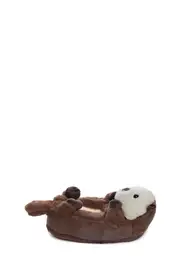 [OOOH YEAH SOCKS] Otter One Fuzzy Slippers