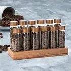 Coffee Containers with Shelf Coffee Bean Dispenser Food Storage Container with
