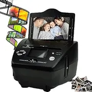Digital Film Slide Scanner,High Resolution Slide Negative Scanner with 2.4" LCD Screen and 8.1 Mega Pixels Sensor,Built-in 128 Mb Memory,for 3 * 5/4 * 6/5 * 7 Photos, Slides and Negatives