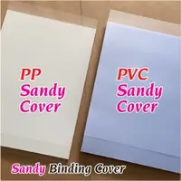 在飛比找蝦皮購物優惠-A4 PP Sandy Cover 裝訂封面,書皮封面 Bu