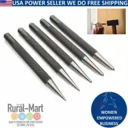 5PK Metalworking Woodworking and Carpentry Leatherworking Center Punch set