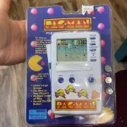 PAC-MAN Vintage Handheld Electronic Game 1995 Radio Shack open package