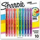 Sharpie Liquid Highlighters, Chisel Tip, Assorted Colors, Colour Name:Blue,Gr...