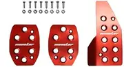 Monster Sport Sport Driving Pedal Cover for Swift Sport [ZC33] MT Car Red Anodized 849521-7650M