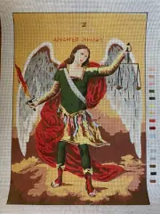Printed needlepoint Tapestry St Michael Canvas Only 45x60 Cm Temeljkovic