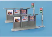 Peco Bus Stop and shelter OO Gauge Model Railway PECO5007