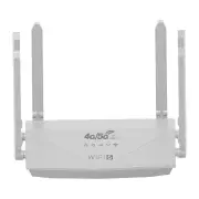 WR900 4G LTE 5G WiFi 6 Router with SIM Card Slot 6 High-Gain Antennas 4 Gigabit Ports 300Mbps High-Speed Wireless Plug a