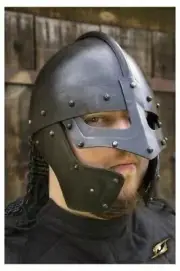 Medieval Viking Vendel Helmet With Chainmail Helmet SCA/ LARP Halloween Gift