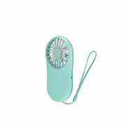 Blue USB Portable Mini Fan Rechargeable Small Electric Air Cooler Summer Hand Held