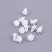 Bulk Lot 20x WHITE Vehicle Interior Door Trim Seal CLIPS Cars Fords (H1=H1) NEW