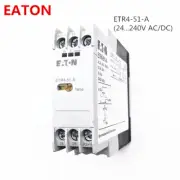 1pcs Eaton ETR4-51-A 24-240V AC/DC Time Relay Delay Switch