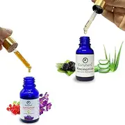Earlyherb Acne Scars Pro Treatment Combo with Kumkumadi Tailam Facial Serum 15 ml, Niacinamide Vitamin B3 Serum, 18 ml | for Skin Lightening, Darkspot Reduction & Falwless Skin