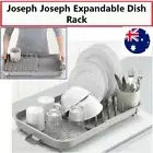 Joseph Joseph Dish Drainer Drying Rack with Cutlery Tray Kitchen Organiser Drain