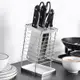 不鏽鋼刀架廚房刀座檯面單獨菜刀收納瀝水刀具架置物架 (8.3折)