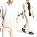 【ADIDAS 愛迪達】NEW C TRACKTOP 男款 白色 運動 休閒 彈性袖口 拉鍊 外套 IM2096