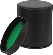 Generic 1 Set Silent Dice Holder Reusable Dice Shaking Cups for Parties Compact Leather and Design Bar Supplies for Enjoying with Friends
